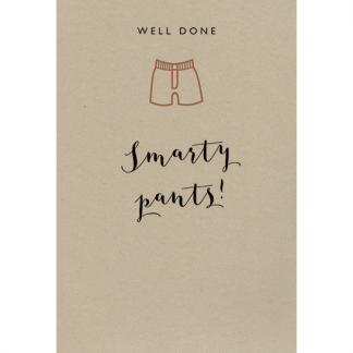 OL11 WELL DONE SMARTY PANTS
