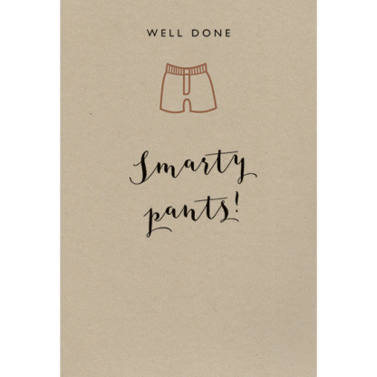 OL11 WELL DONE SMARTY PANTS