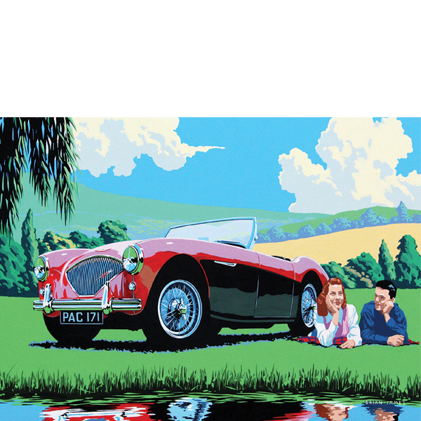 BJ13 1954 Austin Healey 100