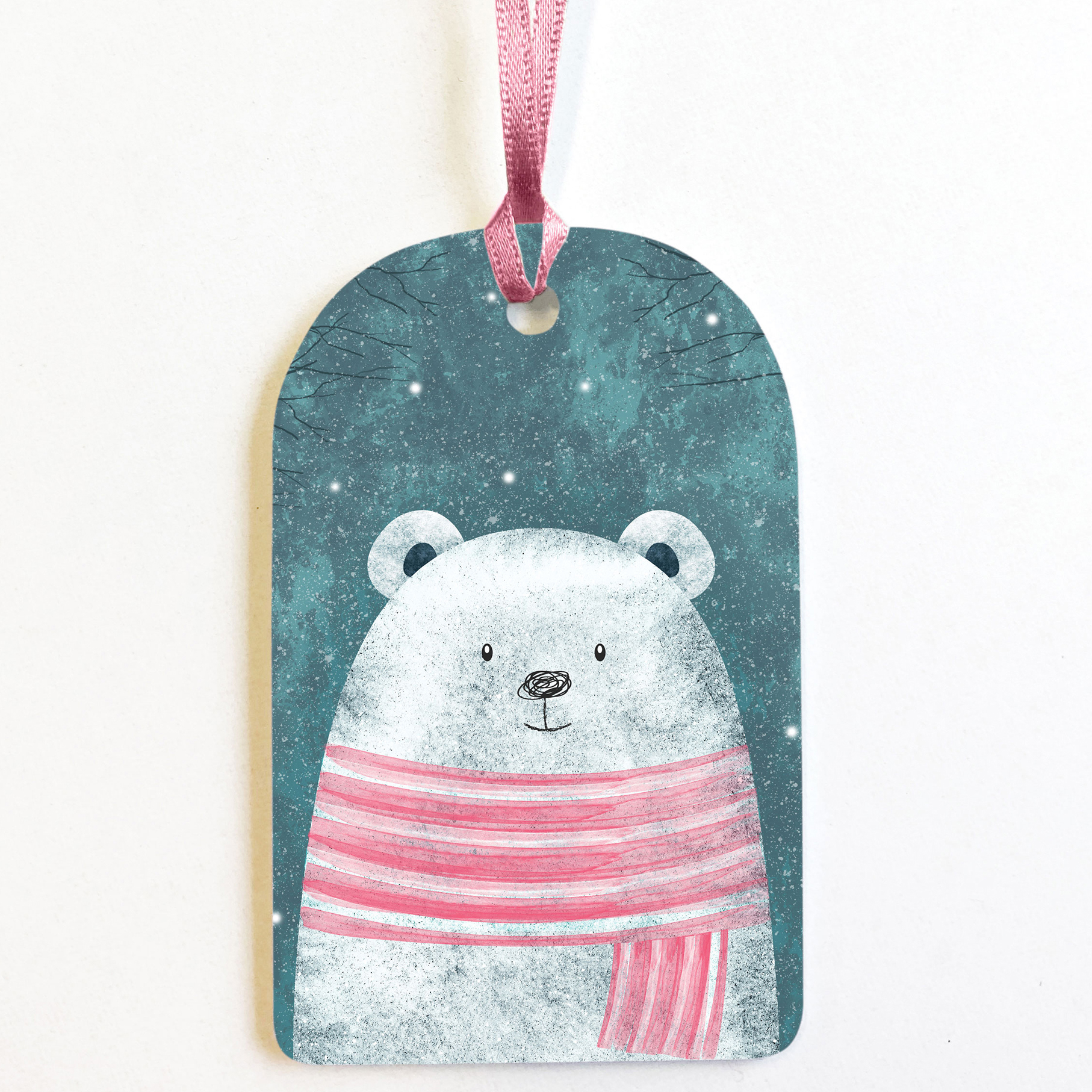 PACK OF 8 CUTE BEAR GIFT TAGS