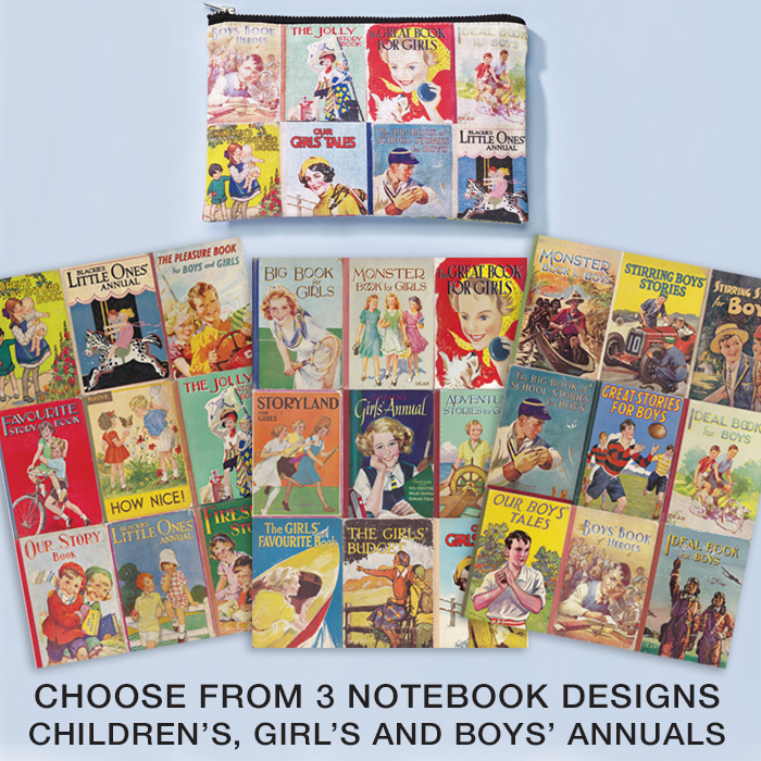 1930'S ANNUAL PENCIL CASE & NOTEBOOK