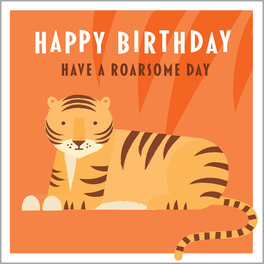 AA05 HAPPY BIRTHDAY - TIGER