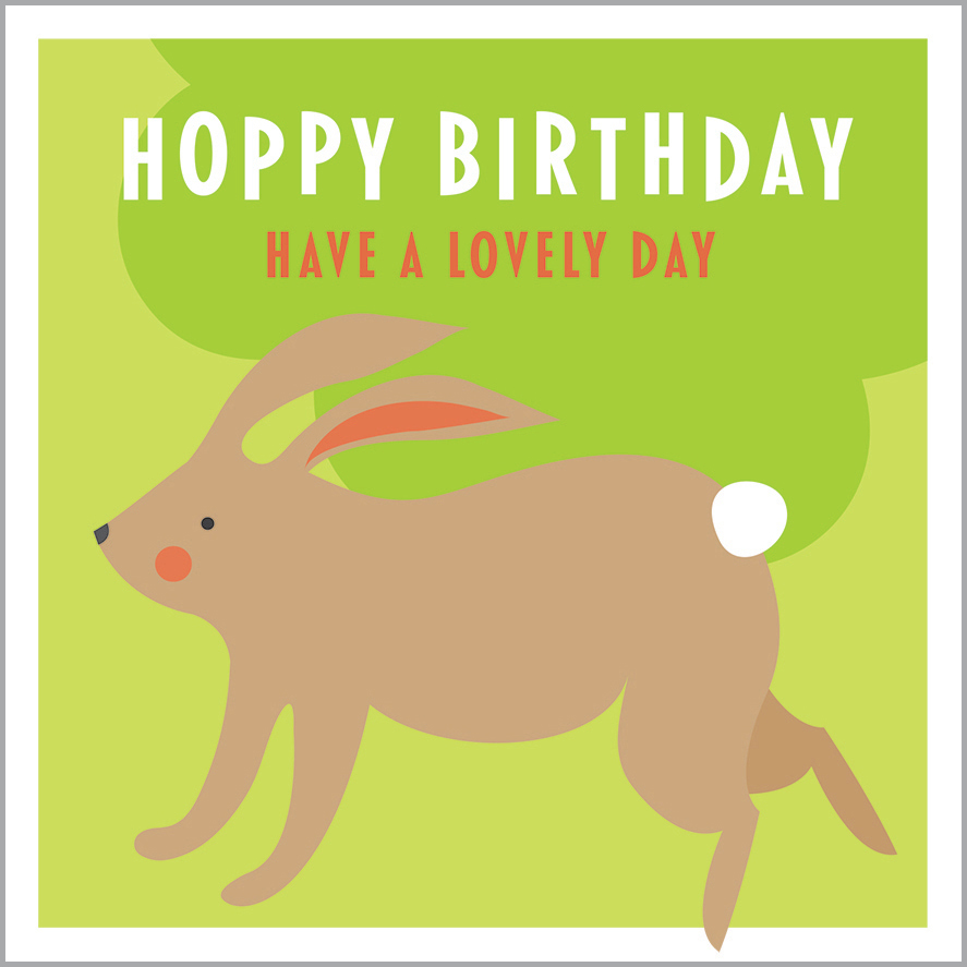 AA06 HAPPY BIRTHDAY - RABBIT