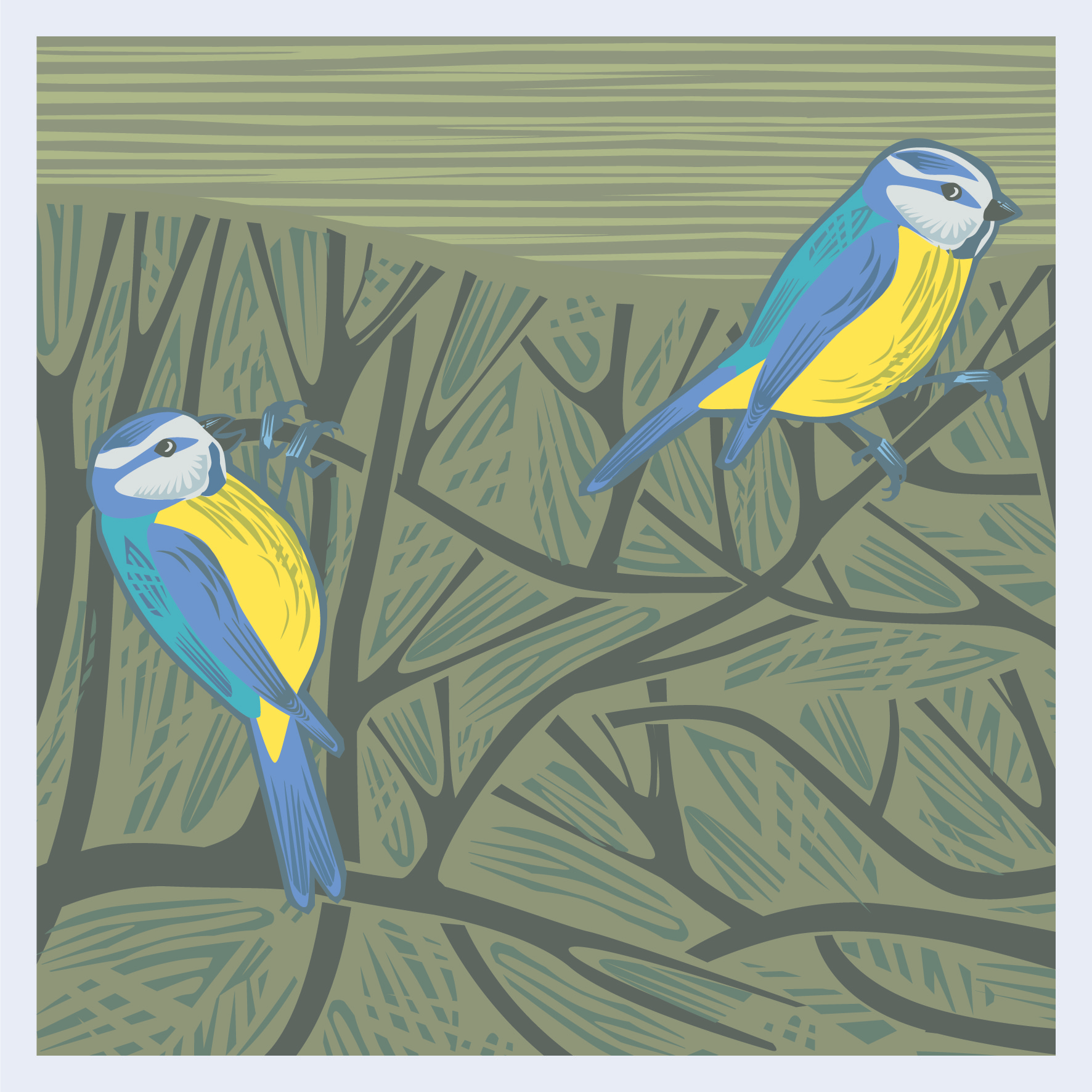 CC09 BLUE TITS
