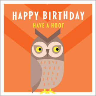 AA19 HAPPY BIRTHDAY - OWL