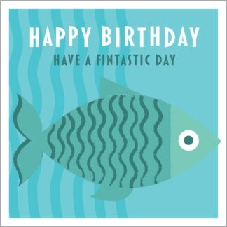 AA22 HAPPY BIRTHDAY - FISH