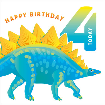 D26 HAPPY BIRTHDAY FOUR TODAY